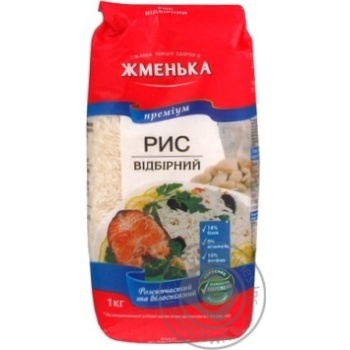 Рис Жменька отборочный длиннозерный шлифованный 1кг купить, цены на МегаМаркет - фото 1