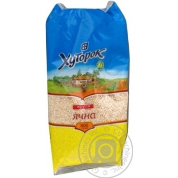 Крупа Хуторок ячна 800г купити, ціни на МегаМаркет - фото 1
