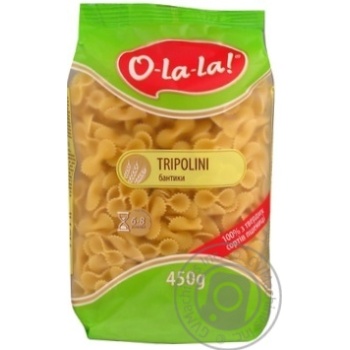 Макарони O-la-la! Tripolini 450г