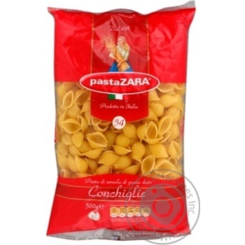 Макаронні вироби Pasta ZARA Конкілі 500г купити, ціни на МегаМаркет - фото 1