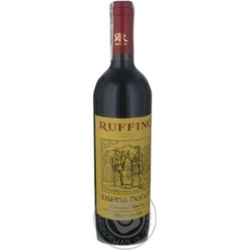 Вино Ruffino Riserva Ducale Chianti червоне сухе 0.75л х6 купити, ціни на МегаМаркет - фото 1