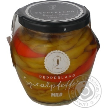 vegetables pepper pepperland canned 500g glass jar Bulgaria