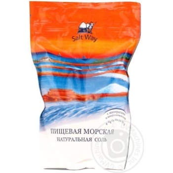 Сіль Salt way Харчова морська 700г х16 купить, цены на МегаМаркет - фото 1
