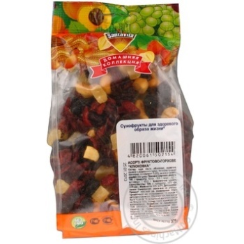 Dried fruits Santa vita Domashnya kolektsiya fruit and nut 375g Ukraine - buy, prices for NOVUS - photo 4