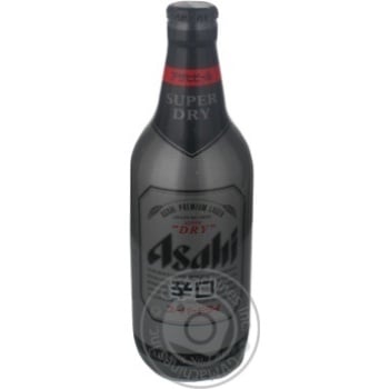 Pasteurized lager Asahi Super Dry glass bottle 5%alc 440ml Japan - buy, prices for NOVUS - photo 1