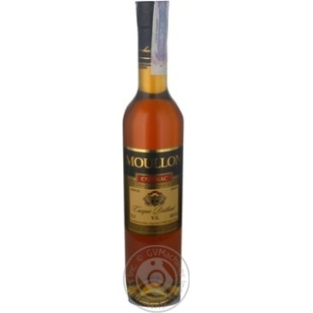 cognac moullon 40% vs 500ml glass bottle France - buy, prices for - photo 7