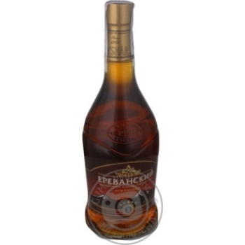 Cognac Erevanskiy 40% 500ml glass bottle Armenia - buy, prices for NOVUS - photo 1