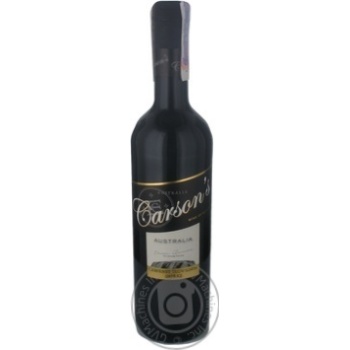 Вино Carson's Cabernet Sauvignon червоне сухе 0.75л х6 купити, ціни на МегаМаркет - фото 1