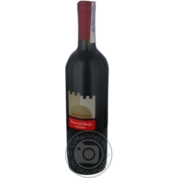 Вино Borgoantico Rosso del Borgo червоне н/солодке 0.75л х12 купить, цены на МегаМаркет - фото 3