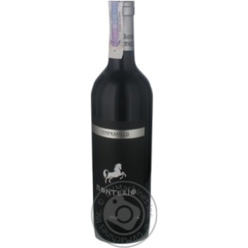 Вино Monterio Tempranillo червоне сухе 0.75л купить, цены на МегаМаркет - фото 1