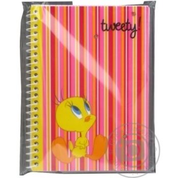 Блокнот, А6, 48арк.Cool for School Tweety кріплення блоку - бічна спіраль TW05270-03 - купити, ціни на - фото 6