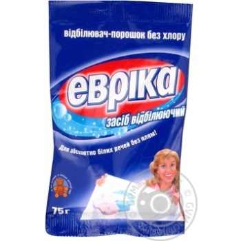 Bleach-powder Evrika for washing 75g Greece - buy, prices for MegaMarket - photo 1