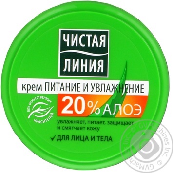 Чистая Линия Крем для лица и тела Питание и увлажнение 50мл купить, цены на МегаМаркет - фото 1