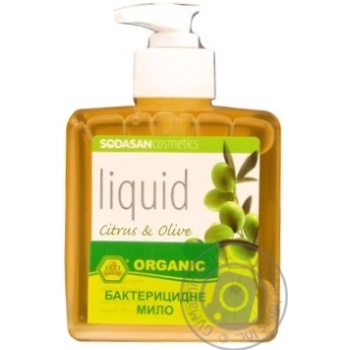 Мыло жидкое Sodasan organic С цитрусовой и оливковым маслами 300мл купить, цены на МегаМаркет - фото 5
