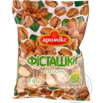 Фисташки Аромикс соленые 75г Украина купить, цены на МегаМаркет - фото 3