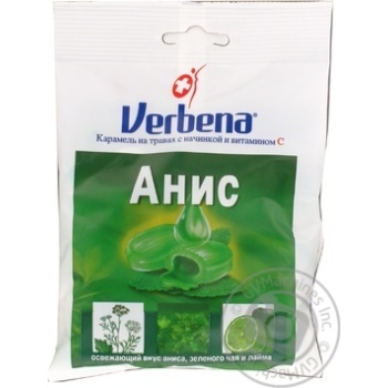 Цукерки Verbena Аніс льодяники 60г купити, ціни на МегаМаркет - фото 8