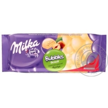 Шоколад білий пористий з горіхами Bubbles Milka 83г - купити, ціни на NOVUS - фото 5