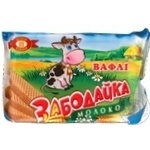 Вафли ХБФ Бисквит-Шоколад Забодайка Молоко 80г