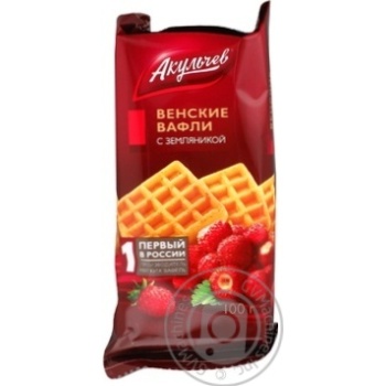 Waffles Alkuchev wild strawberry 100g - buy, prices for NOVUS - photo 4