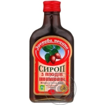 Сироп Здорова родина 0,2 л скл. Шипшина купить, цены на МегаМаркет - фото 1