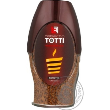 Natural instant sublimated coffee Roberto Totti Nobile Ristretto Arabica 100g Russia - buy, prices for - photo 18