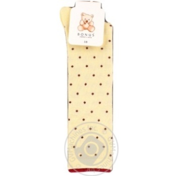 Bonus Beige Children's Socks 18s - buy, prices for - photo 1