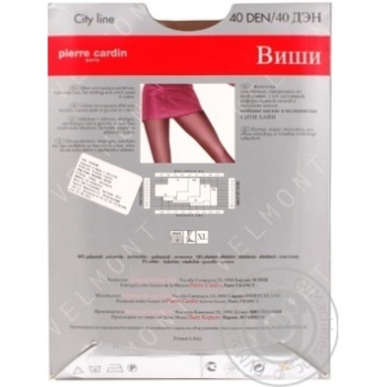 Tights Pierre cardin polyamide for women 40den 3size - buy, prices for MegaMarket - photo 2