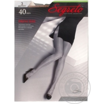 Tights Segretto Princess bronze polyamide 40den Belarus - buy, prices for NOVUS - photo 4