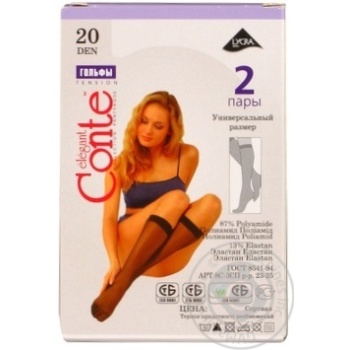 Knee highs Conte polyamide for women - buy, prices for MegaMarket - photo 4