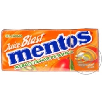 Chewing gum Mentos Juice tropical mix 20pcs 15g - buy, prices for MegaMarket - photo 6