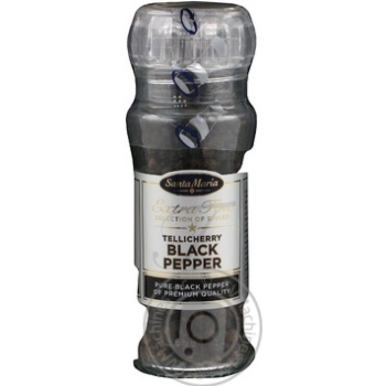 Spices black pepper Santa maria black 70g Estonia - buy, prices for MegaMarket - photo 1