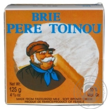 Brie Pere Toinou 50% 125g France - buy, prices for NOVUS - photo 1