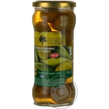 olive creta d'oro green canned 370ml glass jar Ukraine - buy, prices for - photo 17