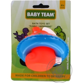 Набір іграшок для ванни Baby Team Забавне купання купити, ціни на МегаМаркет - фото 3