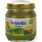 Puree Bebivita Broccoli without salt for 4.5+ month old 100g