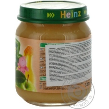 Puree Heinz Apple-banana salad starch and sugar free for 6+ month old babies glass jar 120g Italy - buy, prices for - photo 6