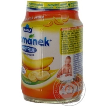 Puree Hame Hamanek Banana for 4+ month old babies glass jar 190g Czech Republic - buy, prices for - photo 5