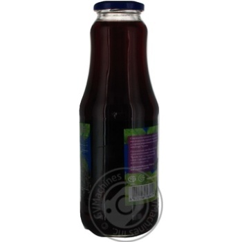 Unclarified pasteurized juice with sugar Chumak blackcurrant and apple glass bottle 1000ml Ukraine - buy, prices for NOVUS - photo 2