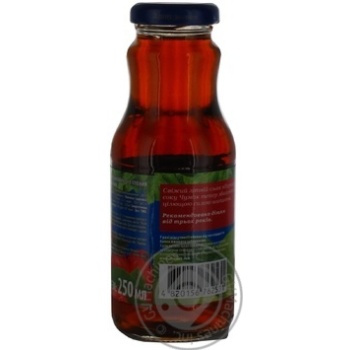 Clarified pasteurized juice with sugar Chumak apples and dog-rose glass bottle 250ml Ukraine - buy, prices for NOVUS - photo 3