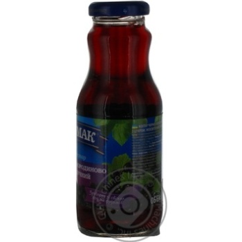 Unclarified pasteurized nectar with sugar Chumak blackcurrant and apple glass bottle 250ml Ukraine - buy, prices for - photo 4