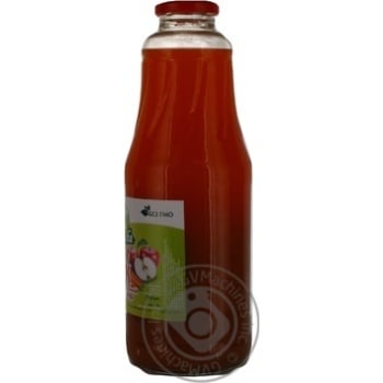 Sterilized juice Sadyba Health carrots and apples glass bottle 1000ml Ukraine - buy, prices for - photo 2