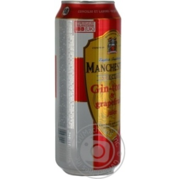 Low-alcohol sparkling drink Gin&Tonic with grapefruit juice 7.2%alc. can 500ml Russia - buy, prices for - photo 5