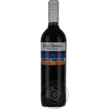 Вино Don Simon Cabernet Sauvignon червоне сухе 0.75л х12 купить, цены на МегаМаркет - фото 5