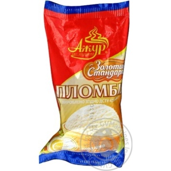 Ice-cream Azhur Gold standard with vanilla waffle cup 65g sachet Ukraine - buy, prices for MegaMarket - photo 1