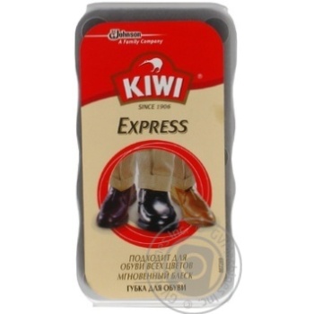 Губка д/взуття Kiwi без дозатора безбарвна 807294 х6 купить, цены на МегаМаркет - фото 1