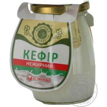 kefir molochniy bufet 285g glass bottle Ukraine - buy, prices for - photo 2