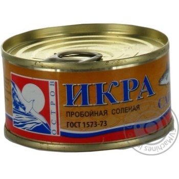 Caviar Ostrov 100g can - buy, prices for NOVUS - photo 1