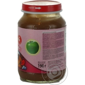 Puree Fruta Pureshka Raspberry for 6+ month old babies glass jar 190g Czech Republic - buy, prices for NOVUS - photo 4