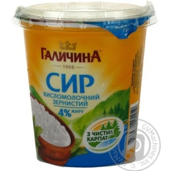 Cottage cheese Galychyna grainy 4% 350g Ukraine - buy, prices for - photo 25