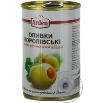 Оливки зелені Arden без кісточки 300мл - купити, ціни на - фото 19